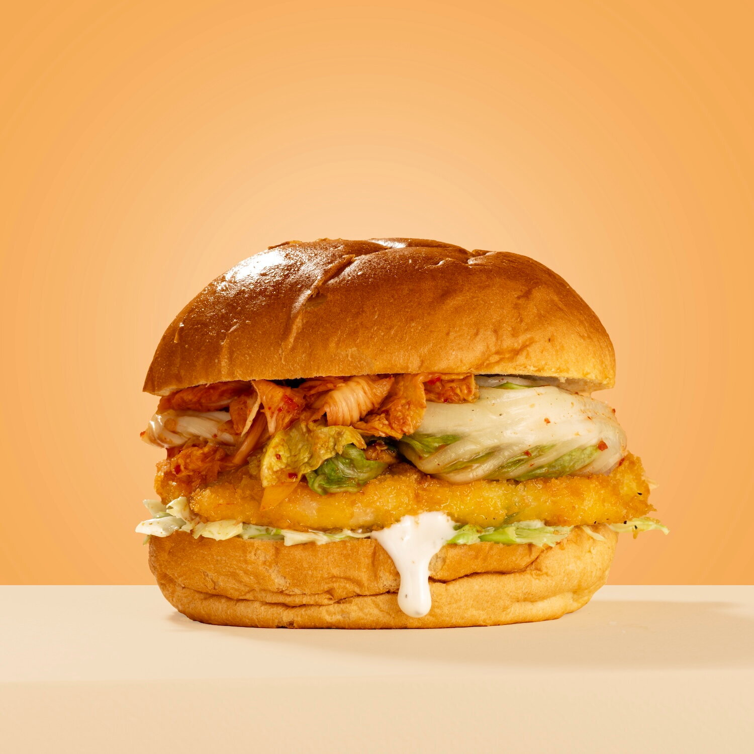 Lousiana Shrimp Burger - Ranch Dressing - LA Streetfood