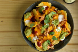 Nacho chips schotel met pulled brisket | LA Streetfood